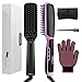 Facial Cleansing Brush Set with 4 Brush Heads 1 Hair Band HIRALIY 2 Speeds Adjustable Waterproof Face Spin Brush with Protective Travel Case (black)