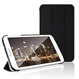 Tab 3 8.0 Case, JETech® Gold Slim-Fit Smart Case Cover for Samsung Galaxy Tab 3 8.0 (8 Inch) Tablet PC with Auto Sleep/Wake Feature (Black)