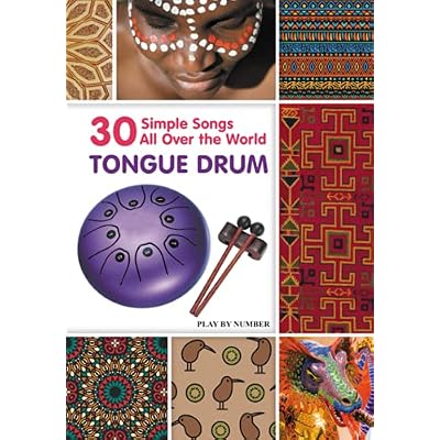 Livre De Chansons Pour Tongue Drum - 30 Morceaux Simples All Over The World - Version Noir Et Blanc