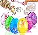 Egg Slime Soft Non-Toxic Colorful fluffy slime egg Scented Stress Relief Toy Sludge Toys Magic Crystal Clay with BONUS Pearl and Beads in Easter Eggs (6 Pack)