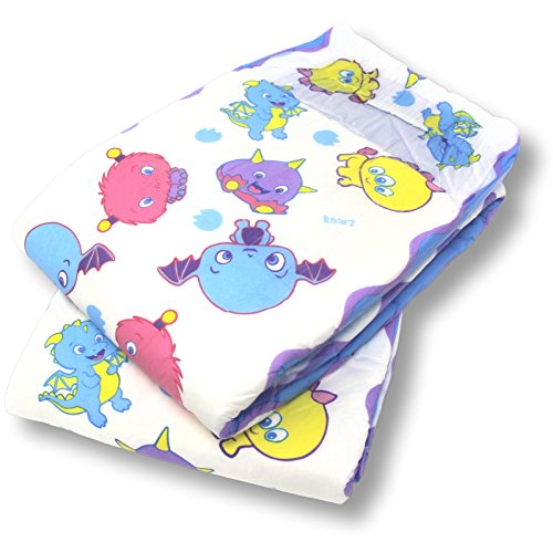 Rearz Lil Monsters Adult Diaper Sample 2 Pack Medium 30 | Desertcart Guyana