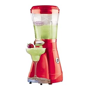 Nostalgia Electrics MSB-64RED Caribbean Chiller Ice Shaving Blender, Red