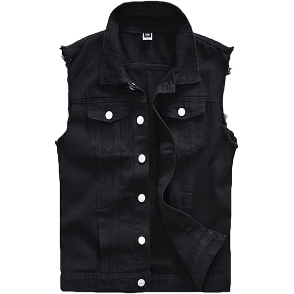 Sleeveless Denim Jacket Amazon Sleeveless Jacket Amazon Half - Main Image