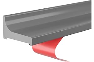 Shower Threshold Water Dam Barrier - Jobon Self-Adhesive Silicone Collapsible Shower Water Splash Guard for Kitchen Sink Bathroom Shower Bathtub (Gray, 31.5 Inch/0.8M)