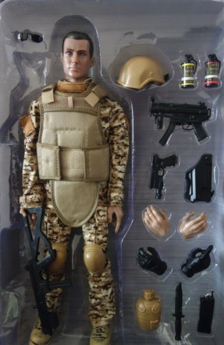 12'' Special Forces Action Figure - Digital Desert Camouflage - Thumbnail 2