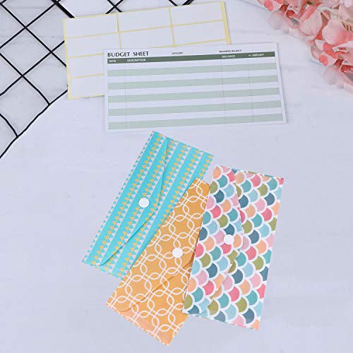 31 Pieces Cash Envelopes System for Budgeting Envelopes Waterproof