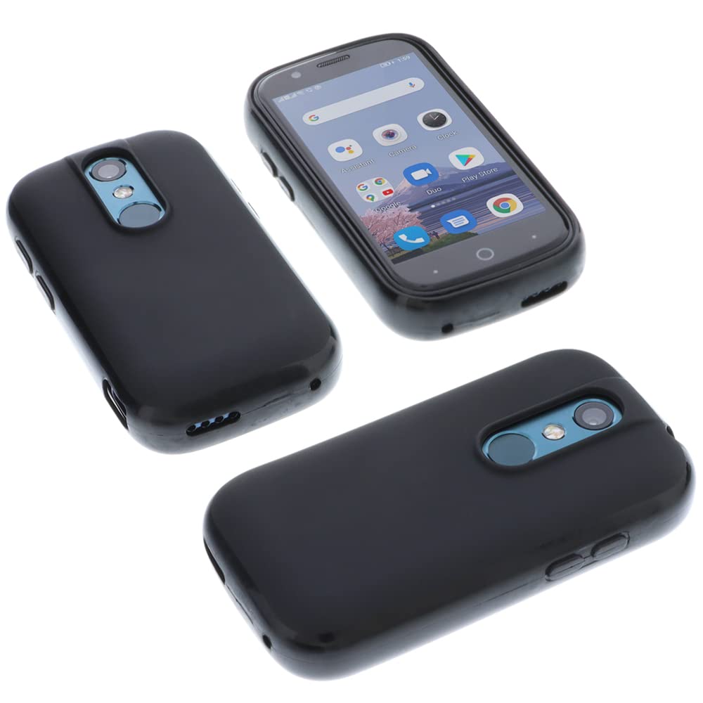 foto-kontor Protective case compatible with Unihertz Jelly 2 rubber TPU mobile phone cover black