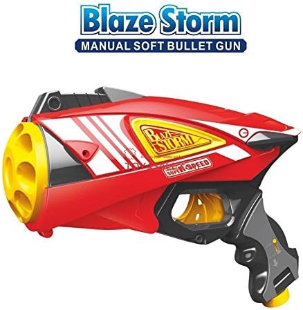 Blaze Storm 20pc Manual Soft Bullet Toy Gun