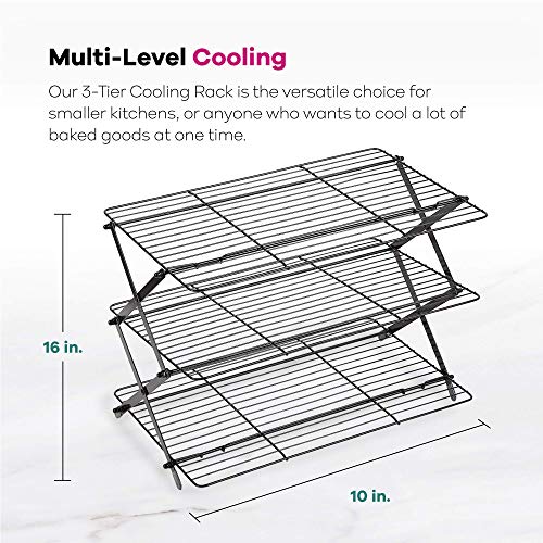 Wilton 3Tier Collapsible Cooking and Baking Cooling Rack Pricepulse