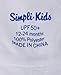 SimpliKids UPF 50+ UV Ray Sun Protection Wide Brim Baby Sun Hat,White,12-24 Months