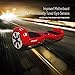 Skque I1.1 UL2272 Smart Two Wheel Self Balancing Electric Scooter, Red, 6.5