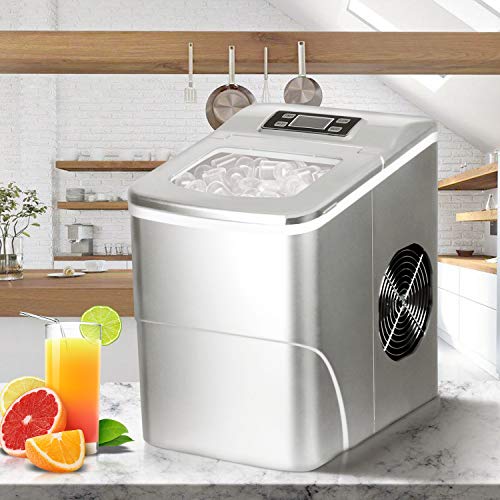 1 Countertop+Maker+Portable+Ice+Making+Machine+Timer+Bullet+Ice