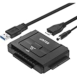 Unitek USB 3.0 to IDE and SATA Converter External Hard Drive Adapter Kit for Universal 2.5/3.5 HDD/SSD Hard Drive Disk, One T