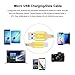 Micro USB Cable, CIKOO 10FT Premium Extra Long Nylon Braided High Speed USB 2.0 to Micro USB Durable Data Charging Cable for Android Devices, Samsung Galaxy, Sony, HTC, LG, ZTE, Motorola and more