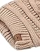 Tough Headwear Womens Winter Hat - Warm Chunky Cable Knit Beanies - Winter Beanie Hats for Women Cold Weather - Beanies Women Beige