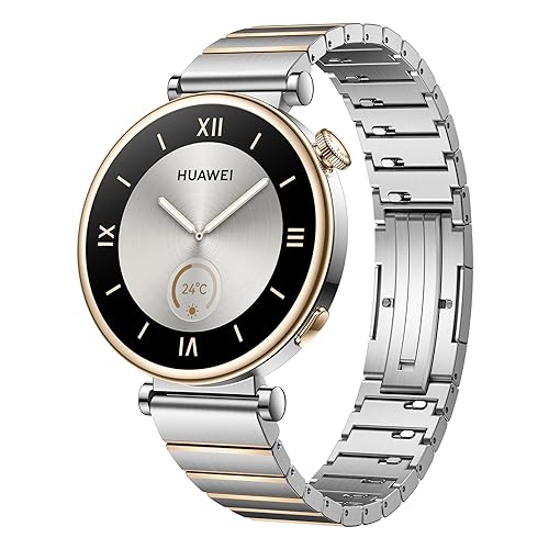 WATCH GT 4 41mm Smartwatch, Batteria fino a 7 giorni, Android e iOS, Analisi calorie, Monitoraggio della salute 24h, SpO2, GPS, 100+ sport, Versione italiana, Silver