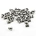Owfeel Pack of 50pcs M5*8MM Button Head Hex Socket Cap Screws 304 stainless steel bolts