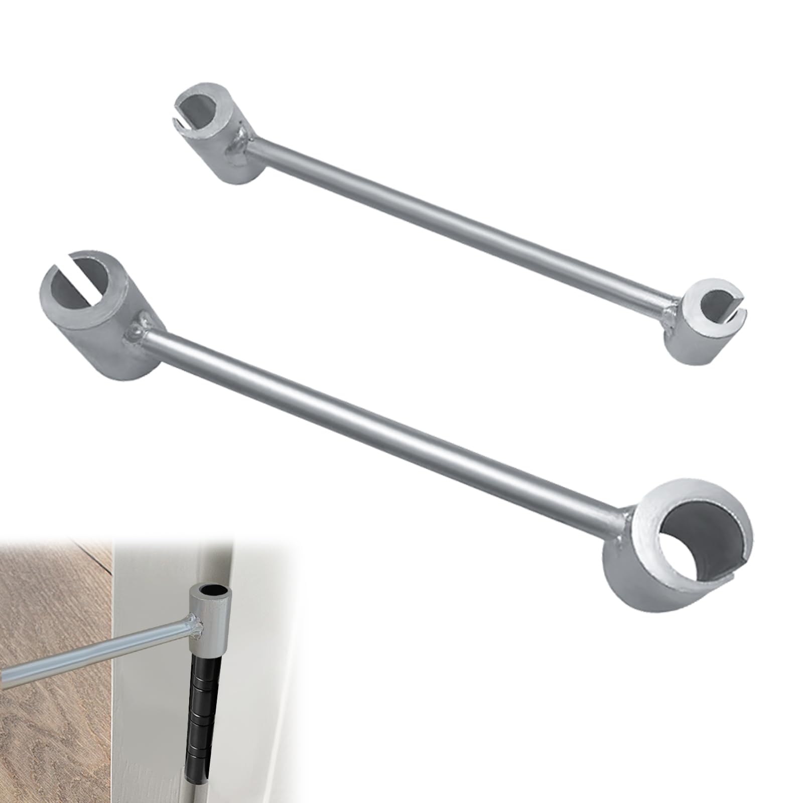 2 Pack Door Hinge Adjustment Tool, 2 in 1 Double-Headed Door Hinge Tool, Heavy Duty Hinge Adjustment Tool Hand Tools Door Adjustment Tool for Adjust (8.5 mm-24.5 mm)