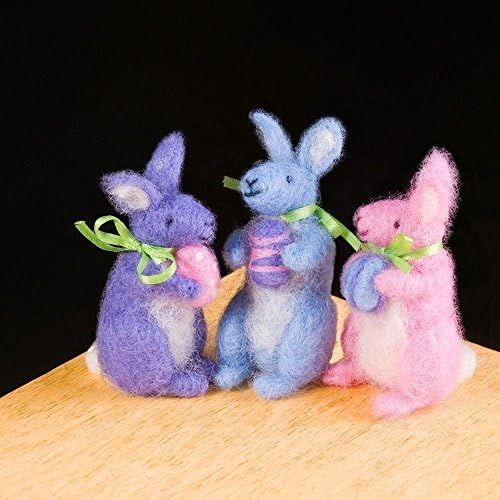 Easter Bunny Wool Felting Kit