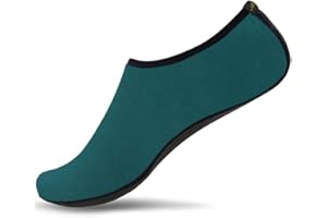 JACKSHIBO Water Shoes for Women Men Quick-Dry Aqua Water Socks Barefoot Shoes for Cruise Essentials Swimming Beach Pool Yoga Surf