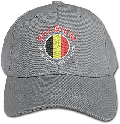 MY LORD Kid's UEFA France 2016 Belgium Soccer Team Baseball Hats Ash