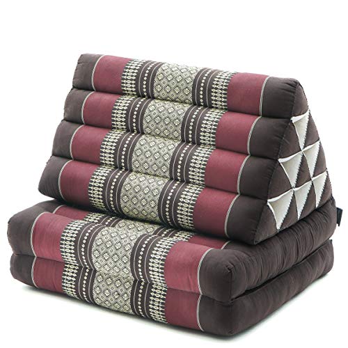 LEEWADEE 2-Fold Mat with Triangle Cushion – Comfortable TV Pillow