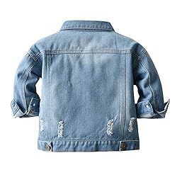 Toddler Baby Denim Jackets Button Down Jeans Coat