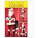 McCall's M5550 Women's and Men's Santa Claus Christmas Costume Sewing Pattern, Sizes XL-XXXL