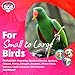 Super Bird SB708 Colorful Cotton Rope Wind Chimes Bird Toy with Ringing Bell, Medium Size, 13″ x 2″ x 2″thumb 2