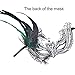Masquerade Mask Princess Metal Rhinestone Peacock Feathers Party Mask