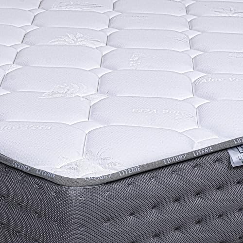 Luxury Literie | Zen Mattress 160 x 200 | Memory Foam Optimal Adaptability | HR Foam System | 10 Comfort Zones | 20 cm | All Sizes