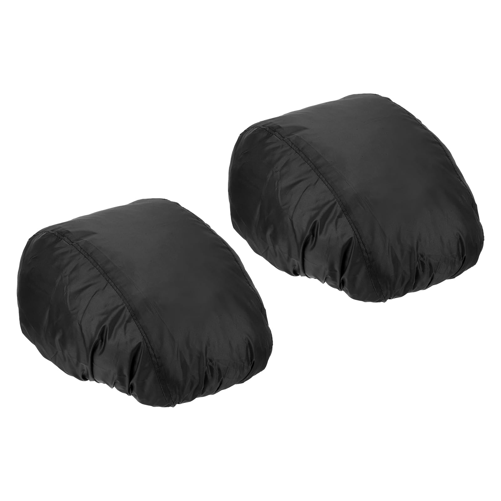 PATIKIL Cycling Bicycle Helmet Cover, 2 Pack Motorcycle Helmet Rain Cover Waterproof Ride Gear Helmet Cover for Road Cycling, Black