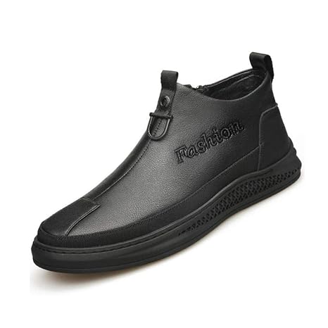 botines negros hombre