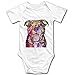 TENGBOKY Cute Colorful Pit Bull Dog Design Unisex Baby Onesies Infant Creeper Baby Bodysuit