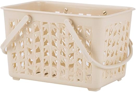 Cestas de Almacenamiento Pack de 2 Pequeño plástico de Punto Estante de