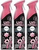 Febreze Unstopables Premium Air Refresher - Shimmer Scent - Up To 6 Hours Of Fresh - Net Wt. 9.7 OZ (275 g) Each - Pack of 3