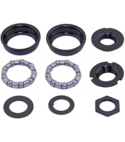 Alta 128mm Bicycle Conversion Crank Set - Convert 1-Piece To 3-Piece Crankset, Black, 68mm Shell