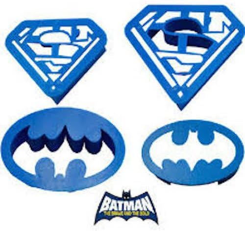 4 pcs Super Hero Batman Superman Cookie Cutter Sugarcraft Cake Decoration
