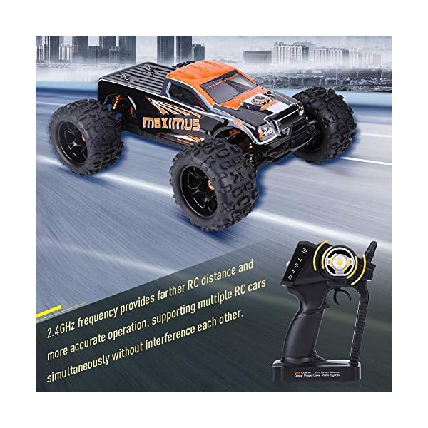 4WD Professionelle Remote Control Car 85km / h High Speed ​​Off Road RC Truck 2,4 GHz Funksteuerung Elektrisches… – Bild 3