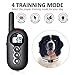 Dog Training Collar With Remote, Rechargeable Dog Shock Collar w/4 Training Modes, Beep, Vibration, Shock and Interacted Light, 100% Waterproof Training Collar, Up to 1200Ft Remote Range, No Harm Dogthumb 1