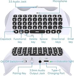 LUNISSILY Wireless Controller Keyboard for
