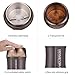 Coffee Grinder, HoneyGuaridan 200W Spice Grinder with Stainless Steel Blade for Seed Bean Nut Herb Pepper & Grain, Lid Activated Safety Switch, Brown - 3 Year Warranty