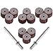 12Pcs 120 Grit Flap Sanding Wheel Head Grinding Disc (10mm/0.39