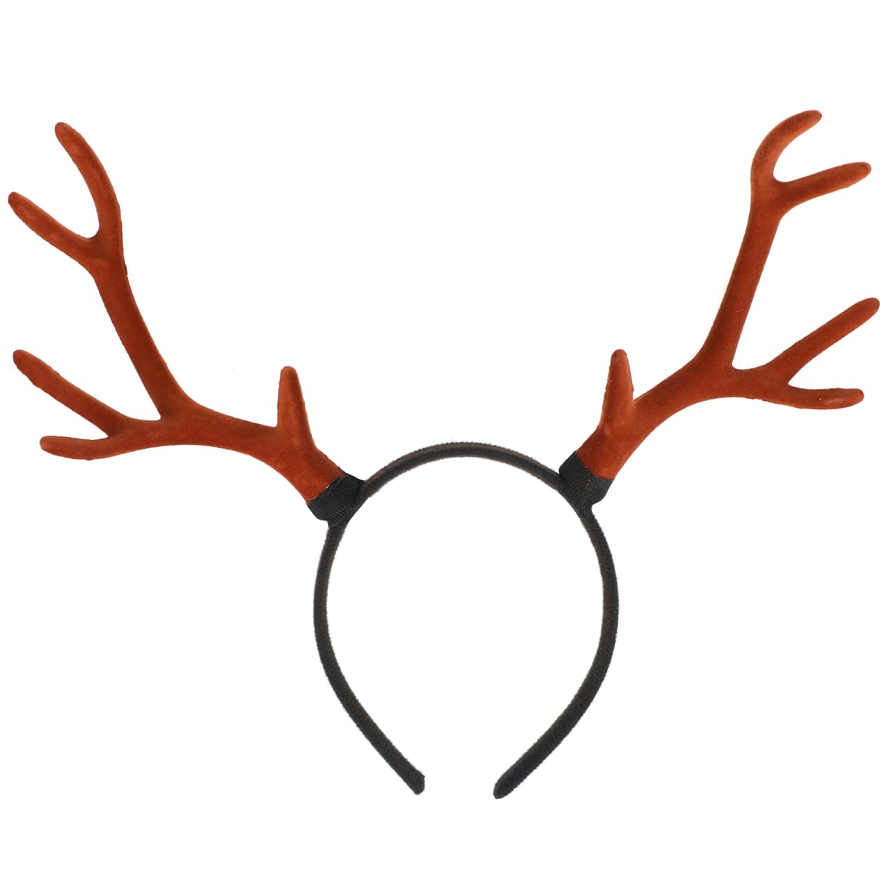AOKWAWALIY Reindeer Antlers Headband Deer Costume Christmas Reindeer Headband Large Antler Ears Hairband for Chritmas Animal Cosplay Party