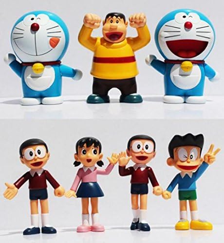 7pcs/Set New Arrival Classic Anime Cute Doraemon Figures Toys PVC Doll panenka figurka hrdiny