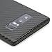 Armorsuit Black Carbon Fiber Wrap Vinyl Film + HD Clear Screen Protector for Samsung Galaxy Note 8 MilitaryShield Anti-Bubble Film - Made in USA