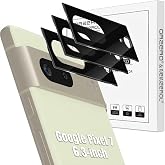 Orzero (3 Pack) Camera Lens Protector Compatible for Google Pixel 7 6.3-inch, Protector de Cámera Tempered Glass 9 Hardness H
