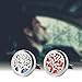 GoorDik Car Essential Oil Diffuser Vent Clip 2 Pack Stainless Steel Locket Car Vent Clip 22 Replacement Felt Pads and Essential Oil 10ML(Lavender)