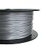CCTREE PLA Plus (PLA+) Filament 1.75mm, 3D Printer PLA PRO Professional Filament 1kg, Toughness&High Rigidity, Accuracy +/- 0.03mm, 3D Printing PLA Filament for Most FDM 3D Printers(Silver)