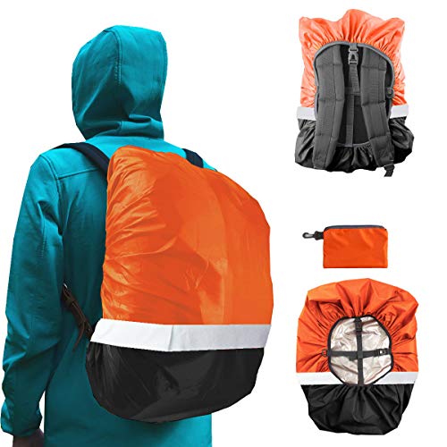 image for Frelaxy Hi-Visibility Backpack Rain Cover 100% Waterproof Upgraded Ult